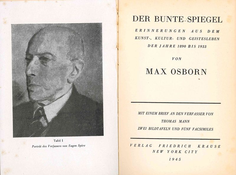 Brücke-Museum | Perspectives | The Art Critic Max Osborn